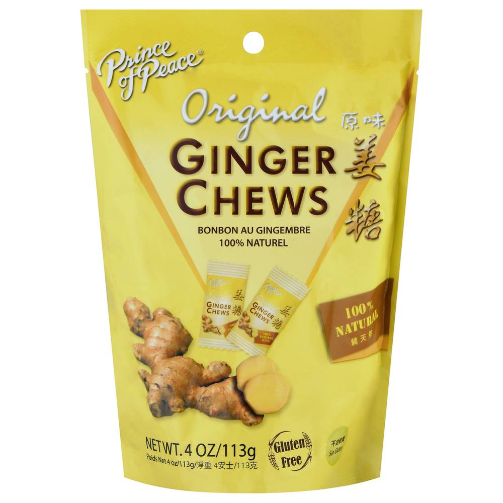 Prince of Peace Gluten Free Original Ginger Chews