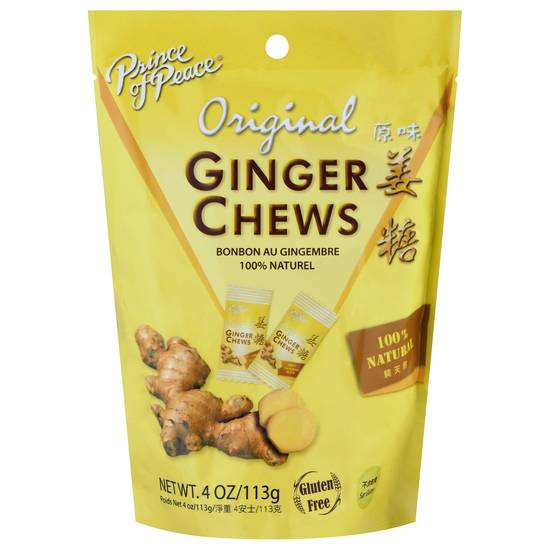 Prince Of Peace Gluten Free Original Ginger Chews