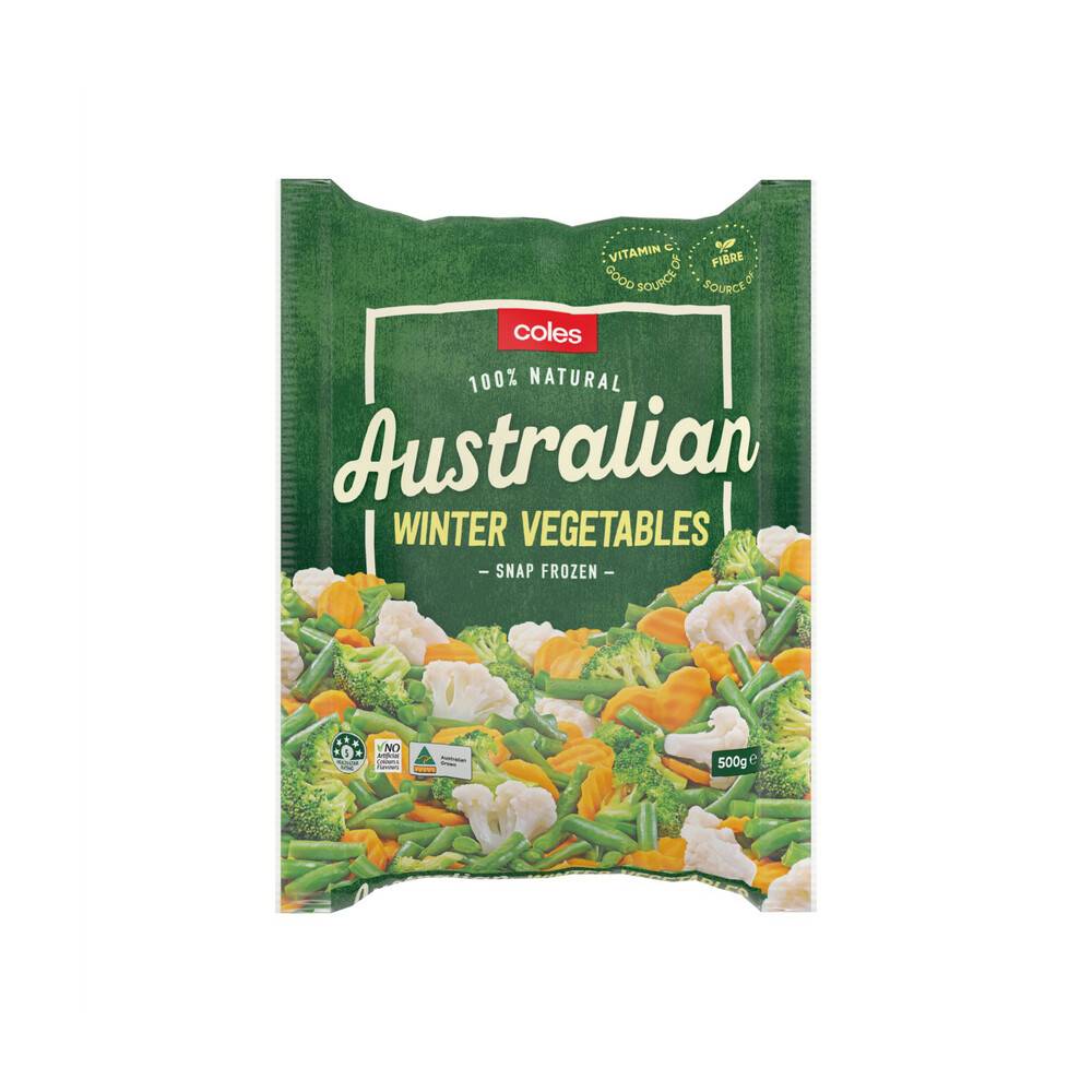 Coles Australian Winter Vegetables