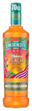 Smirnoff White Peach, Miami Vodka (700ml)