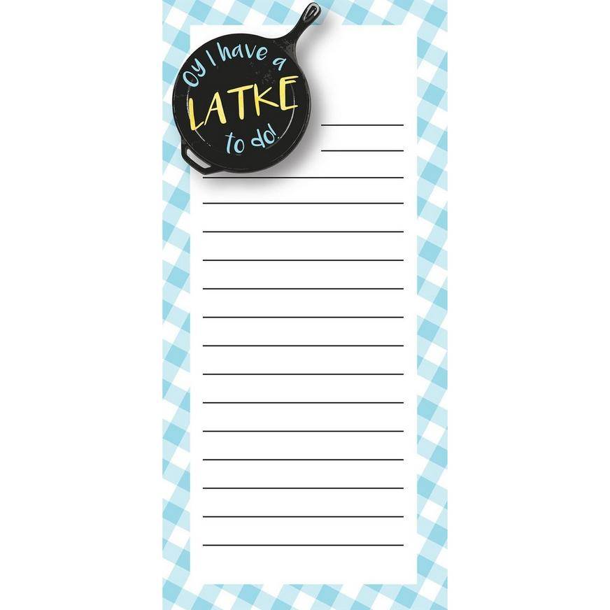 A Latke to do Magnet List Pad