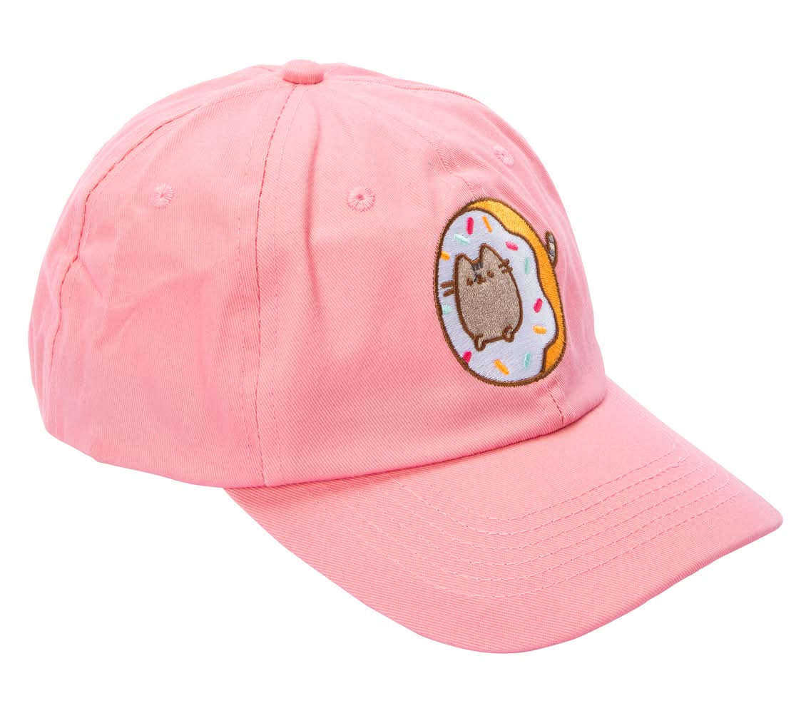Pusheen Donut Embroidered Baseball Cap