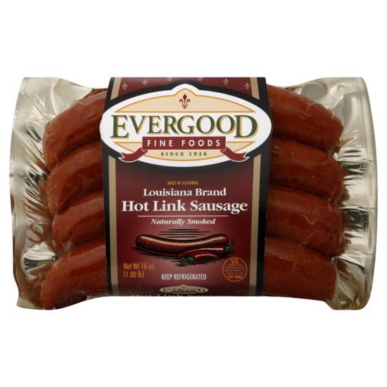 Ever Good Louisiana Brand Hot Link Sausage (16 oz)
