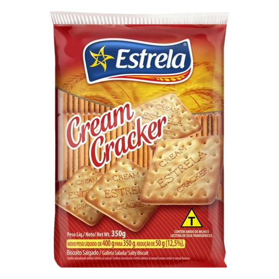 Estrela biscoito salgado cream cracker (350g)