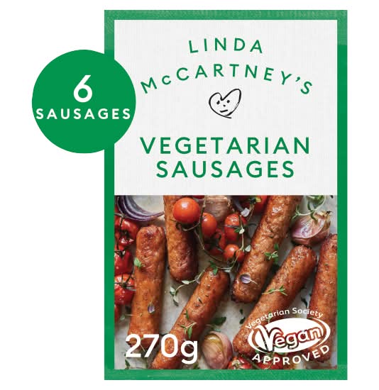 Linda McCartney's Vegetarian Sausages (6 pack)