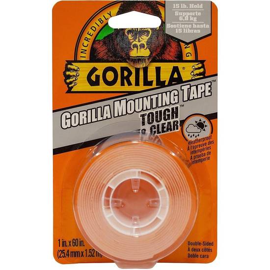 Gorilla Tough & Clear Double-Sided Mounting Tape (1 unit)