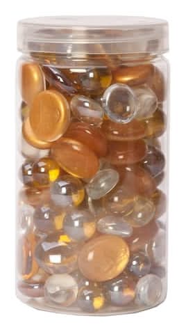 Ashland Glass Gems & Marbles, Gold