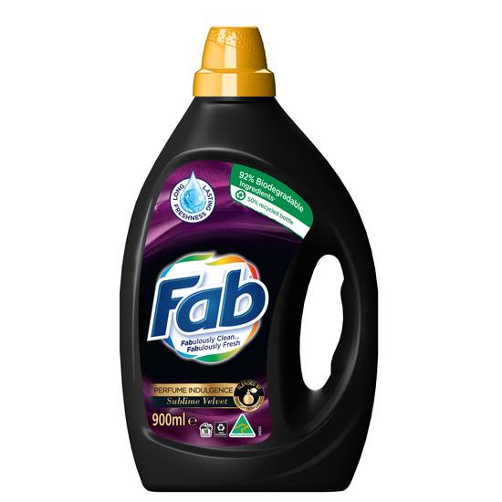Fab Perfume Indulgence Laundry Detergent Liquid Velvet 900ml