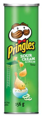 Pringles Potato Chips, Sour Cream-Onion (156 g)
