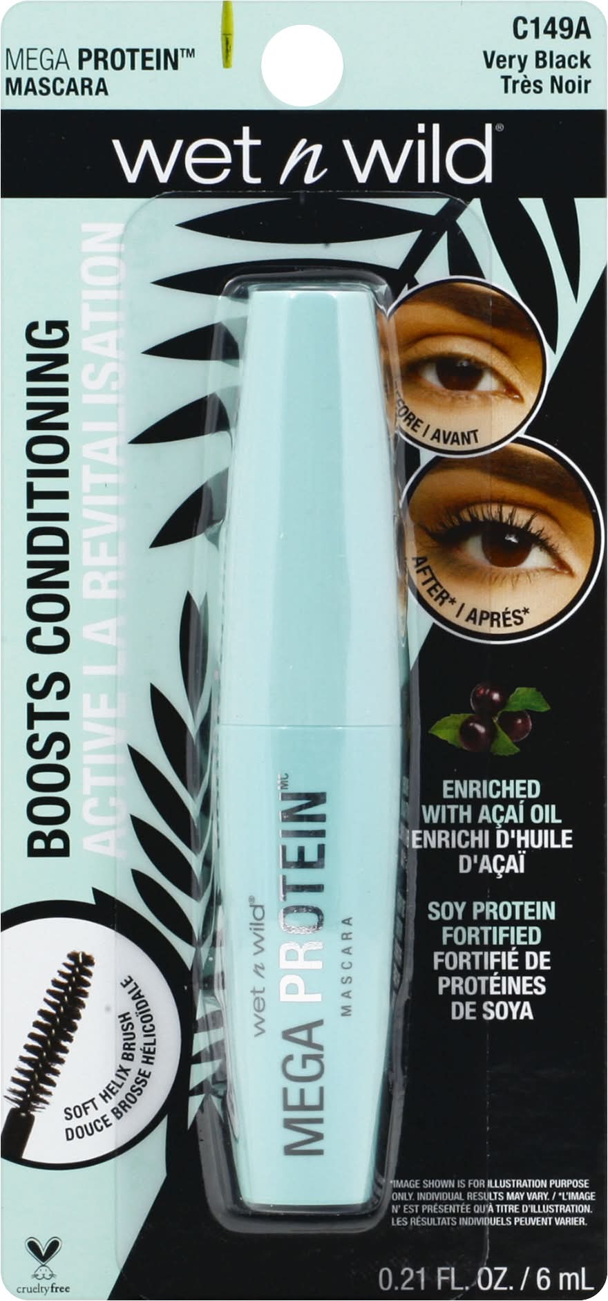 wet n wild Very Black C149a Protein Mascara (6 ml)