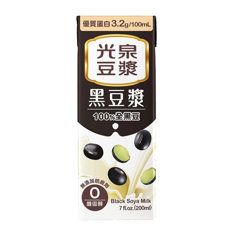 光泉黑豆漿200ml <200ml毫升 x 1 x 6BOTTLE瓶>