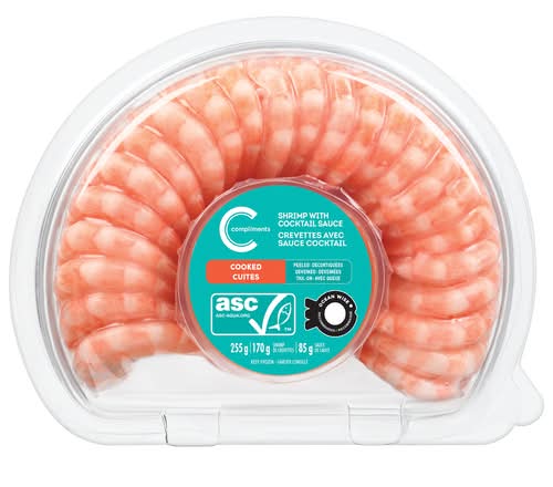 Compliments Shrimp Ring With Cocktail Sauce (255 g)