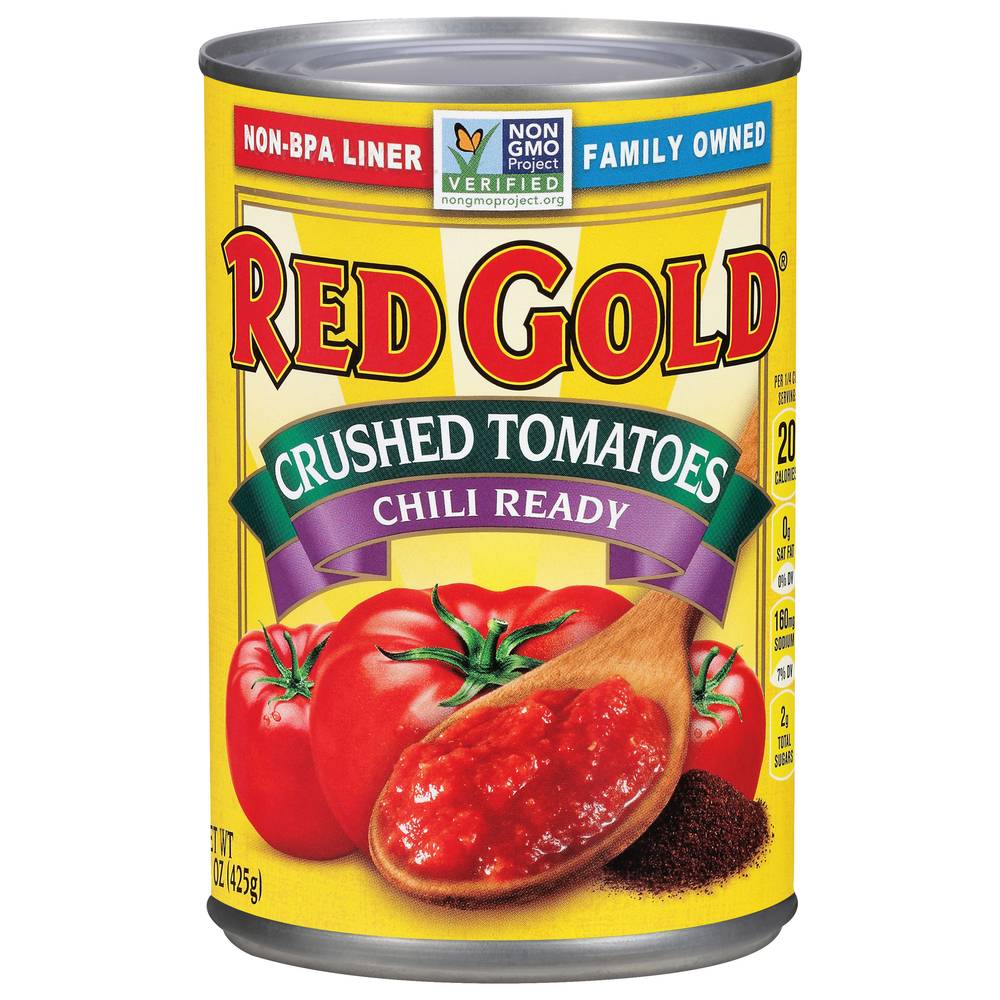 Red Gold Chili Ready Crushed Tomatoes (15 oz)