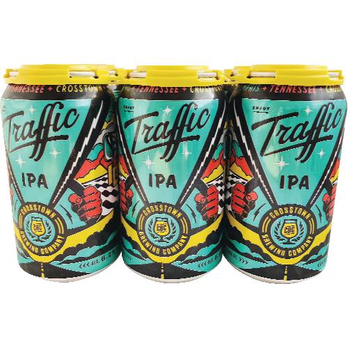 Crosstown Brewing Company Traffic IPA 6 Pack Cans