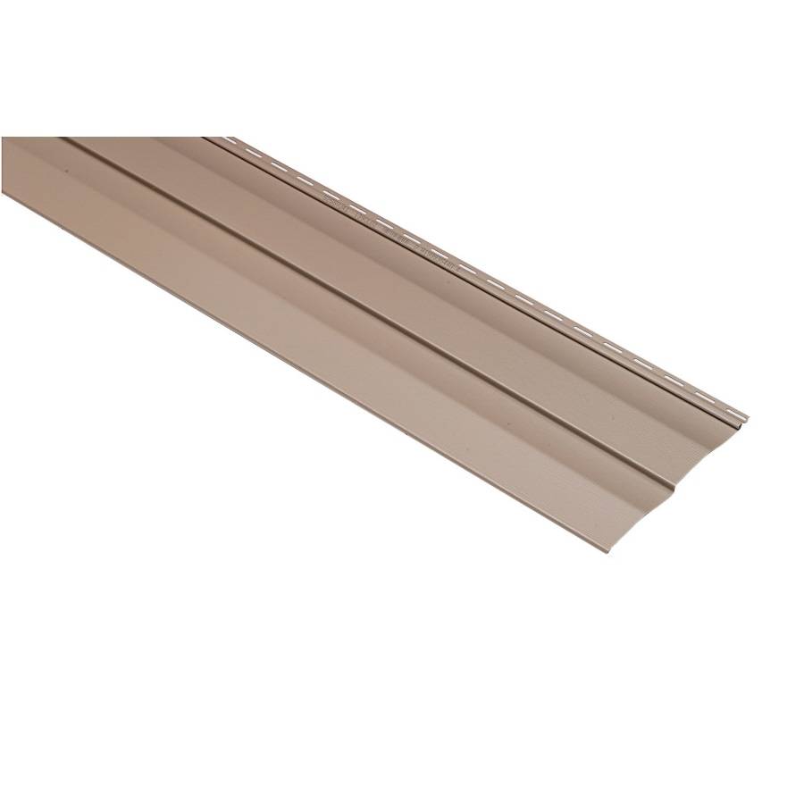 Georgia-Pacific Vision Pro Double 5-in Dutch Lap Clay Vinyl Siding Panel 10-in x 144-in (10-sq ft /piece) | 531670