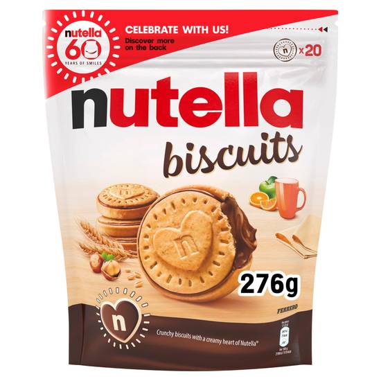 Nutella Biscuits Chocolate & Hazelnut Pouch Multipack 276g
