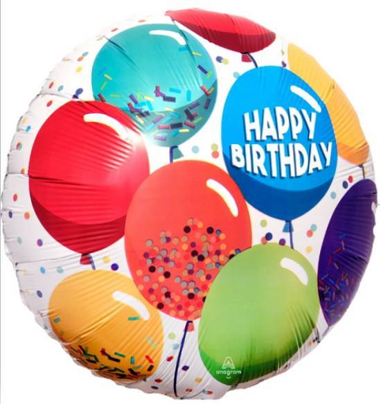 Uninflated Birthday Celebration Balloon