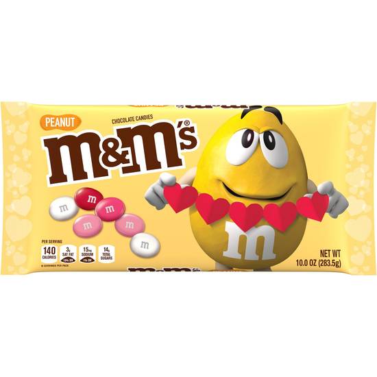 Order M&M'S Peanut Milk Chocolate Valentine's Day Candy Assortment, 10 oz Bag food online from CVS store, Providence County on bringmethat.com