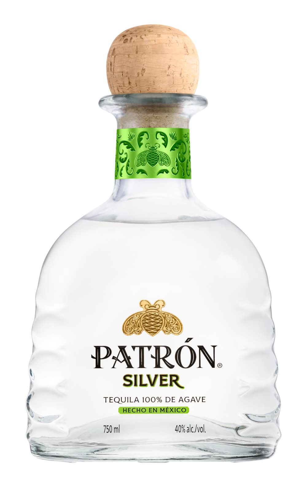 PATRÓN Silver 100% De Agave Tequila (750 ml)
