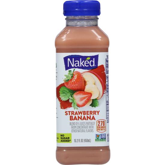 Naked Strawberry Banana Juice 15.2oz