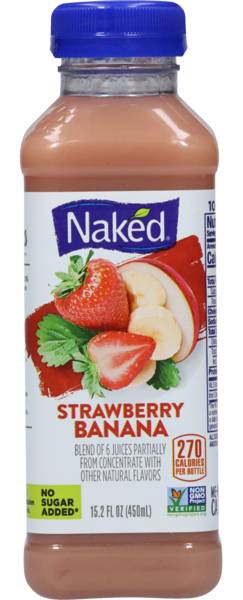 Naked Strawberry Banana Juice 15.2oz