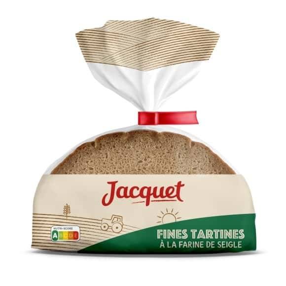 Jacquet - Pain de campagne fines tartines à la farine de seigle