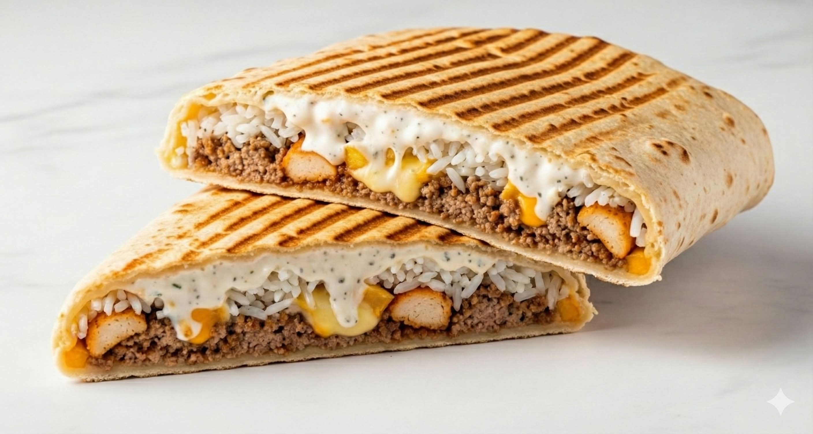 Tacos de riz 3 viandes 🍚 🥩 🥩 🥩