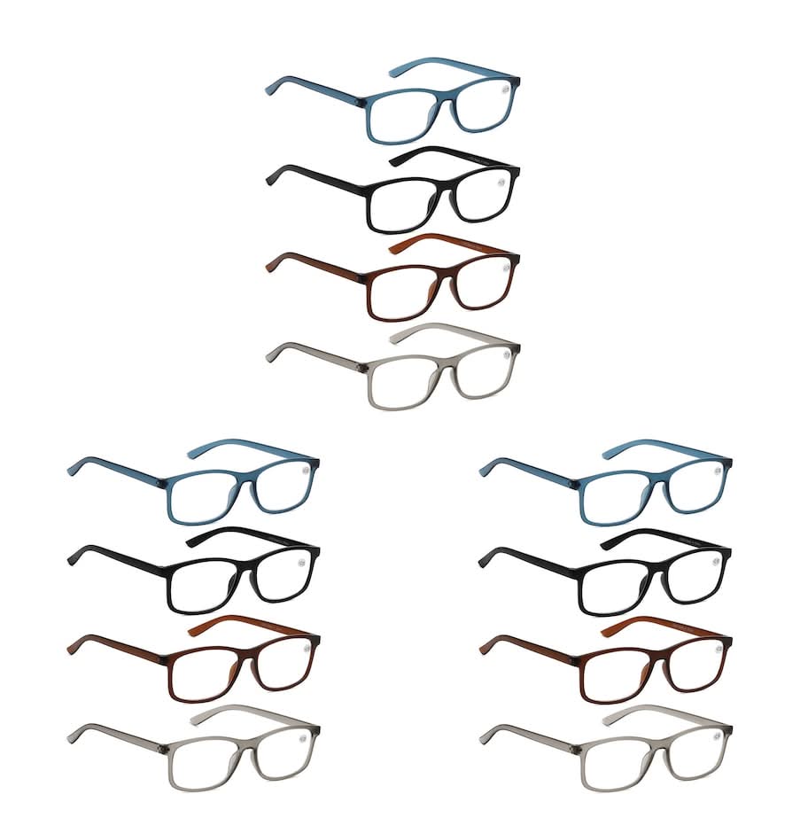 Ultra Thin Reading Glasses With Case, Assorted