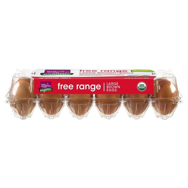 True Goodness Organic Free Range Eggs Dozen