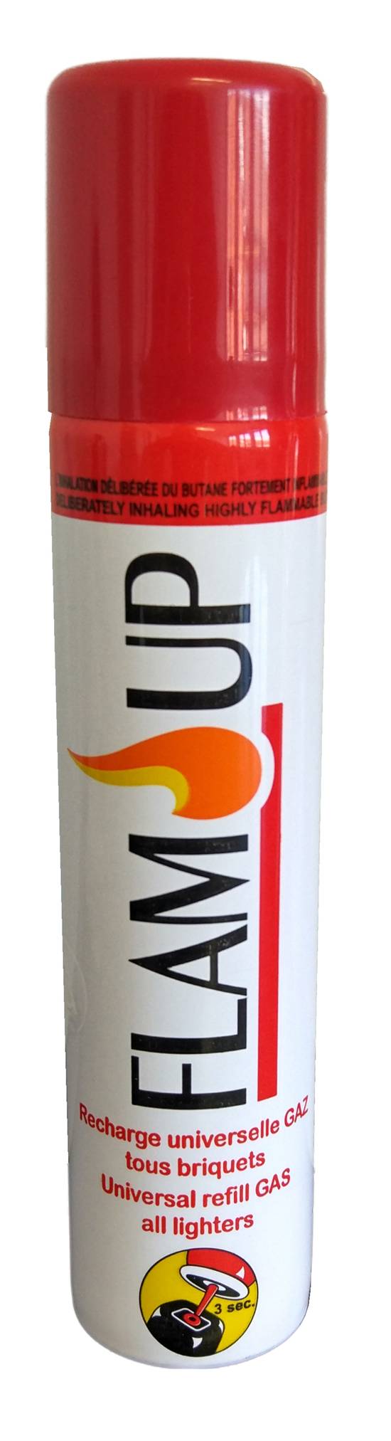 Flam'up - Recharge de gaz universelle (90 ml)
