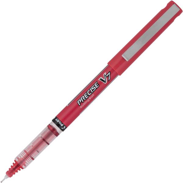 Pilot Precise V7 Harmony Rolling Ball Pen, Fine Point, 0.7 mm, Cherry, Single Pen