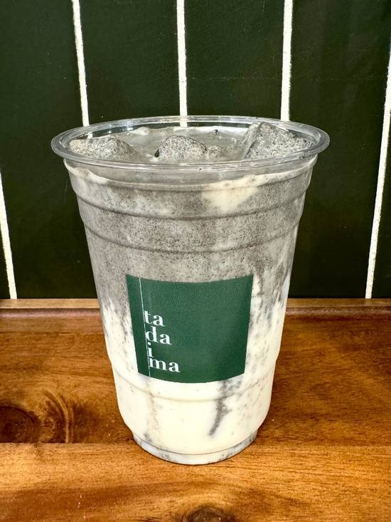 Black Sesame Cream Latte