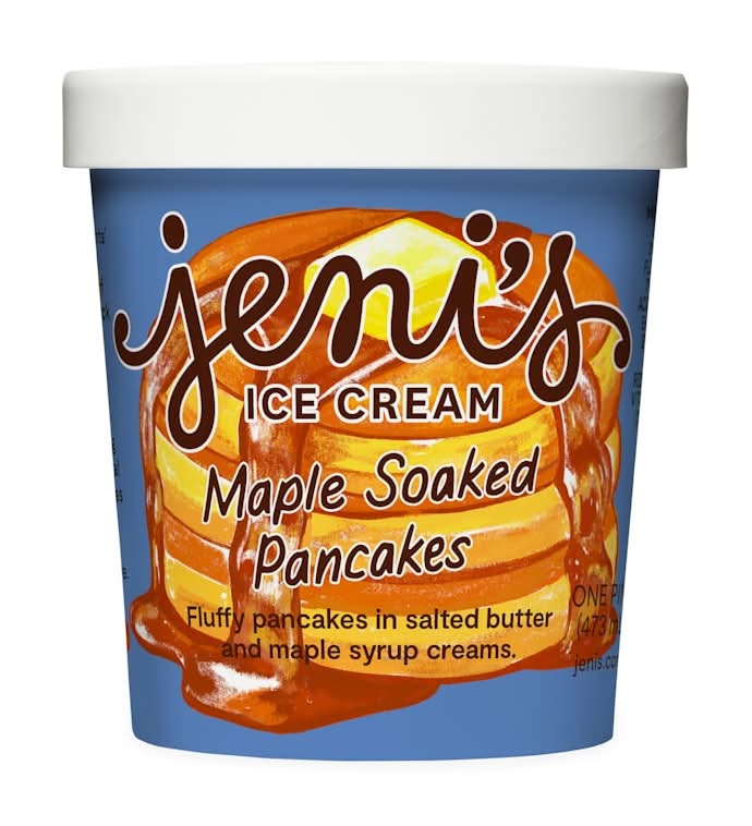 Maple Soaked Pancakes Ice Cream Pint