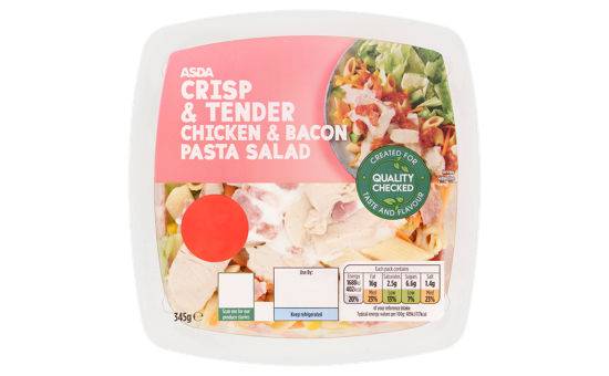ASDA Crisp & Tender Chicken & Bacon Pasta Salad