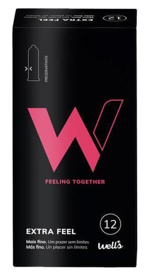 Preservativos W Extra Feel Well's emb. 12 un