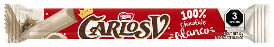 Carlos V · Chocolate blanco stick (160 g)