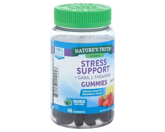 Nature's Truth · Lemon & Strawberry Soothing Stress Away Gummies (48 ct)