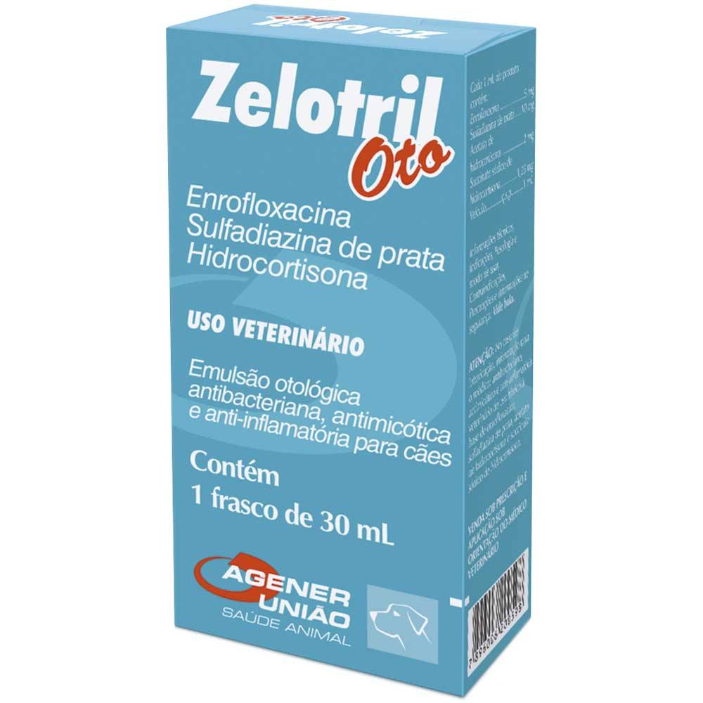 Agener União · Solução otológica zelotril oto para tratamento de otites (30 g)