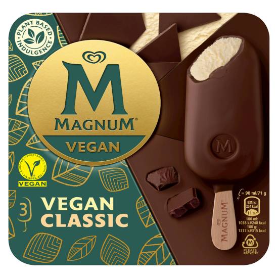 Magnum Classic Ice Cream (3 ct, 270 ml)