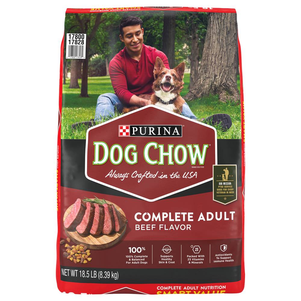 Purina Dog Chow Kibble Beef Flavor Adult Dry Dog Food