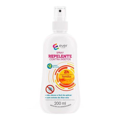 Ever care repelente em spray contra insetos (200ml)