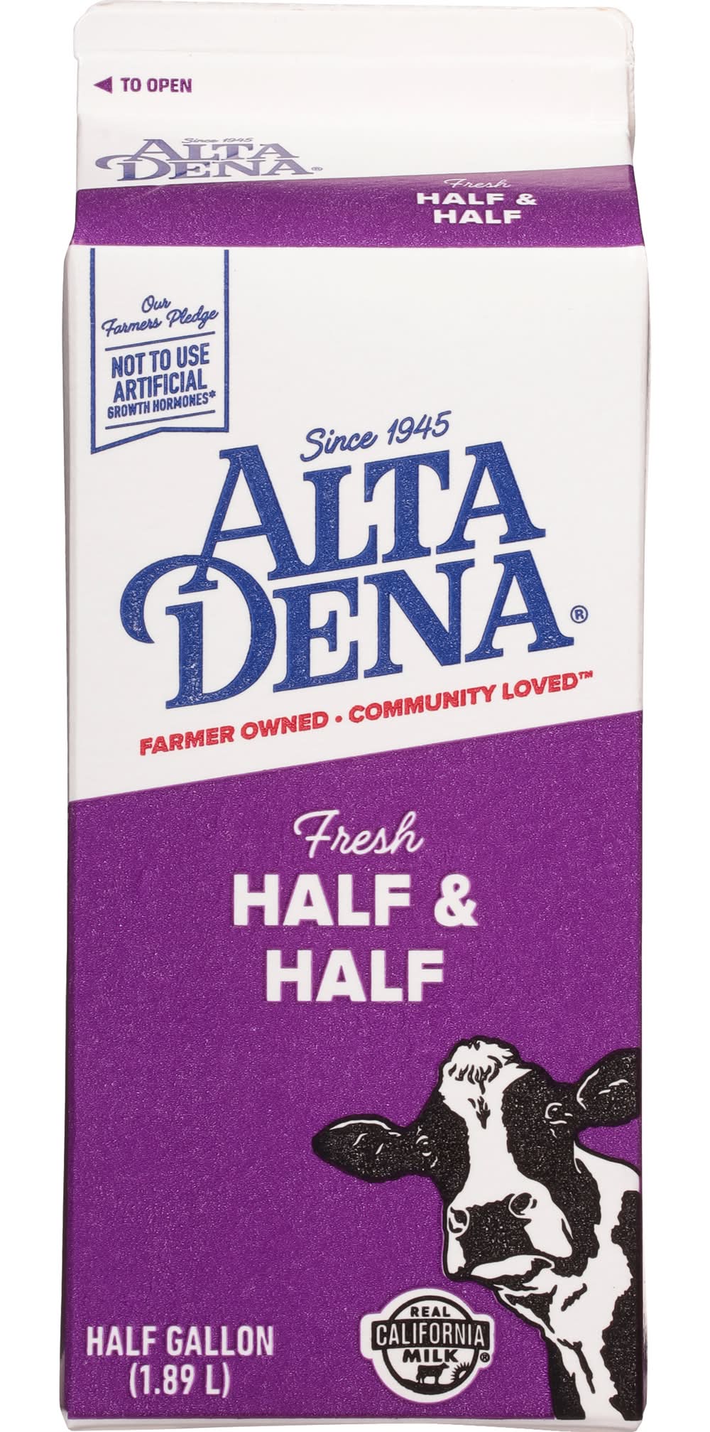 Alta Dena Fresh Half & Half (0.5 gal)