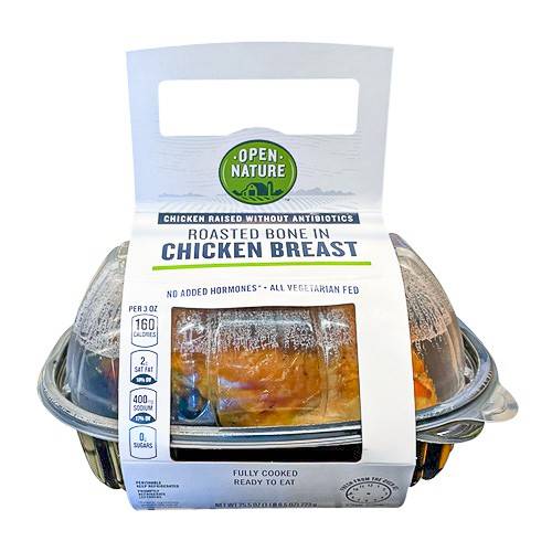 Open Nature Roasted Bone-In Chicken Breast (25.5 oz)