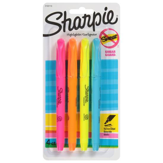 Sharpie Narrow Chisel Highlighter (multiple color)