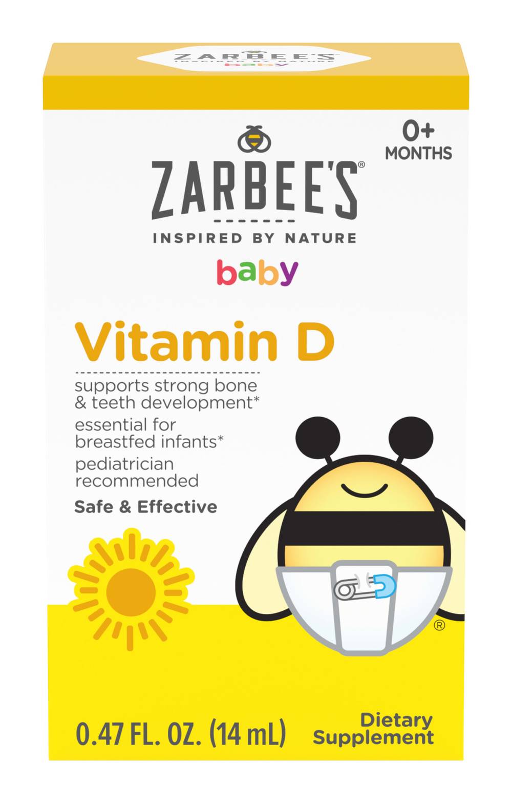 Zarbee's Baby Vitamin D (0.5 fl oz)