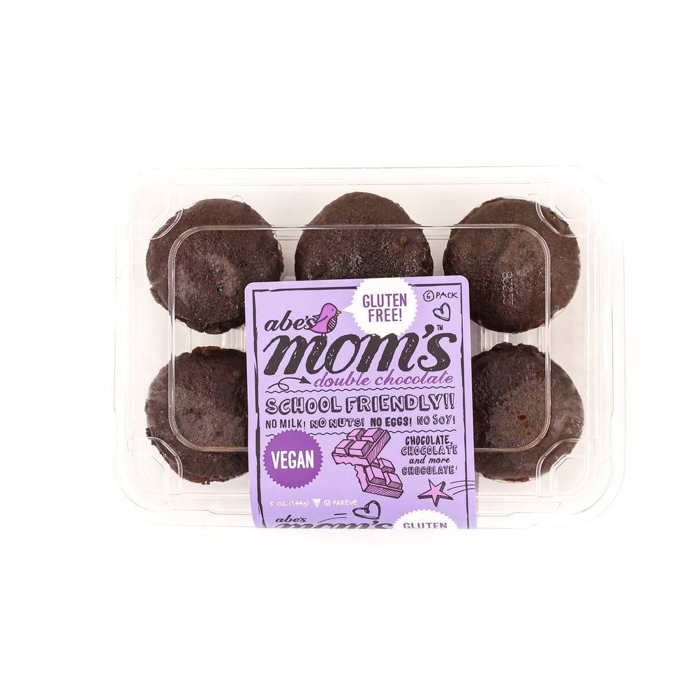 Abe's Moms Muffins Mini Double Chocolate (5 oz)