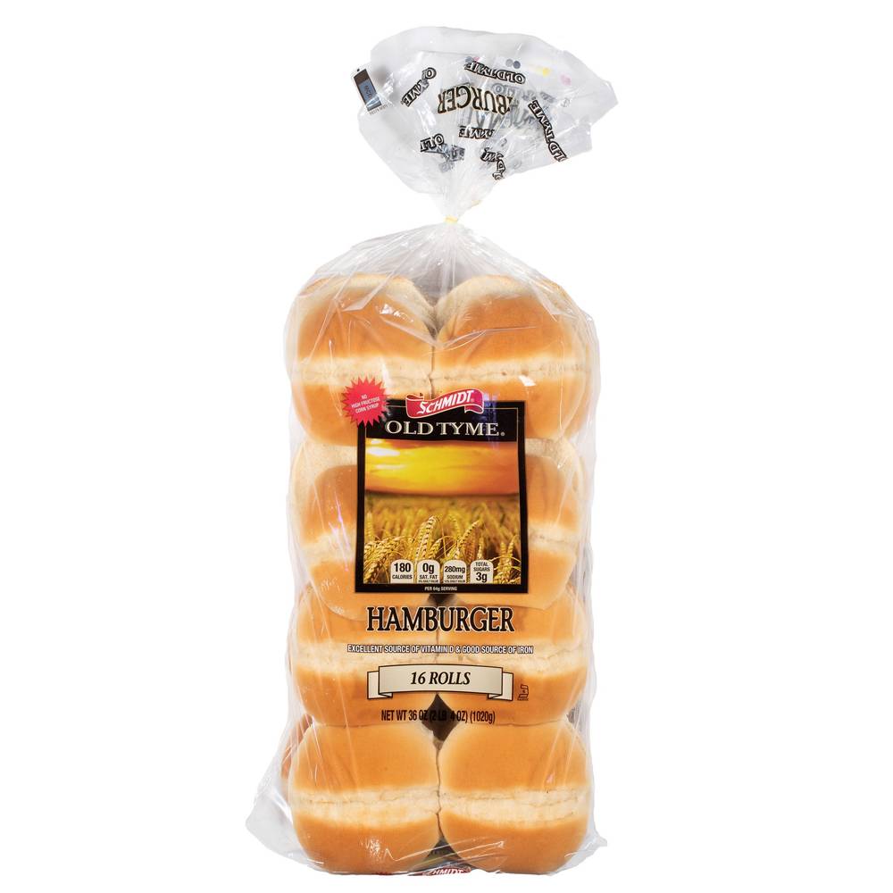 Schmidt Old Tyme Hamburger Rolls (36 oz, 16 ct)