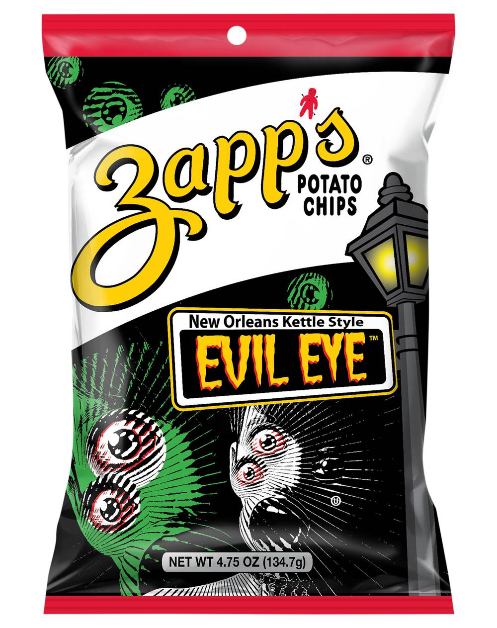 Zapp's Potato Chips New Orleans Kettle Style Evil Eye (4.8 oz)