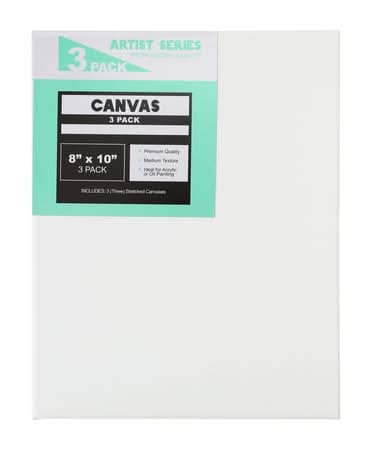 8in x 10in Stretched Canvas 3-Count V2