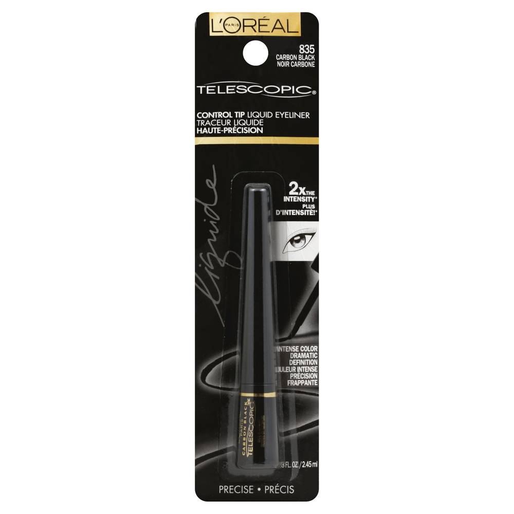 L'oréal Telescopic Carbon Black 835 Control Tip Liquid Eyeliner